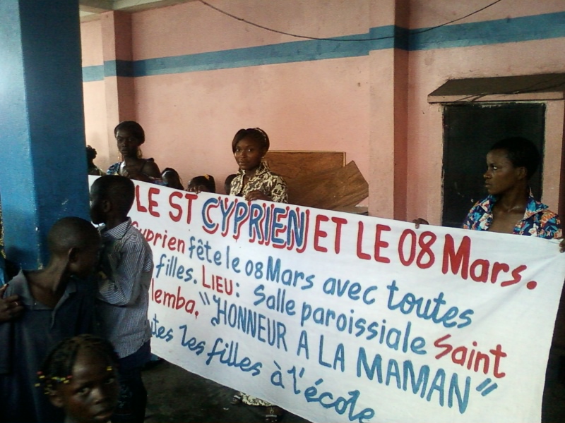 Célébration de la journée international des femmes à l'Ecole Saint Cyprien