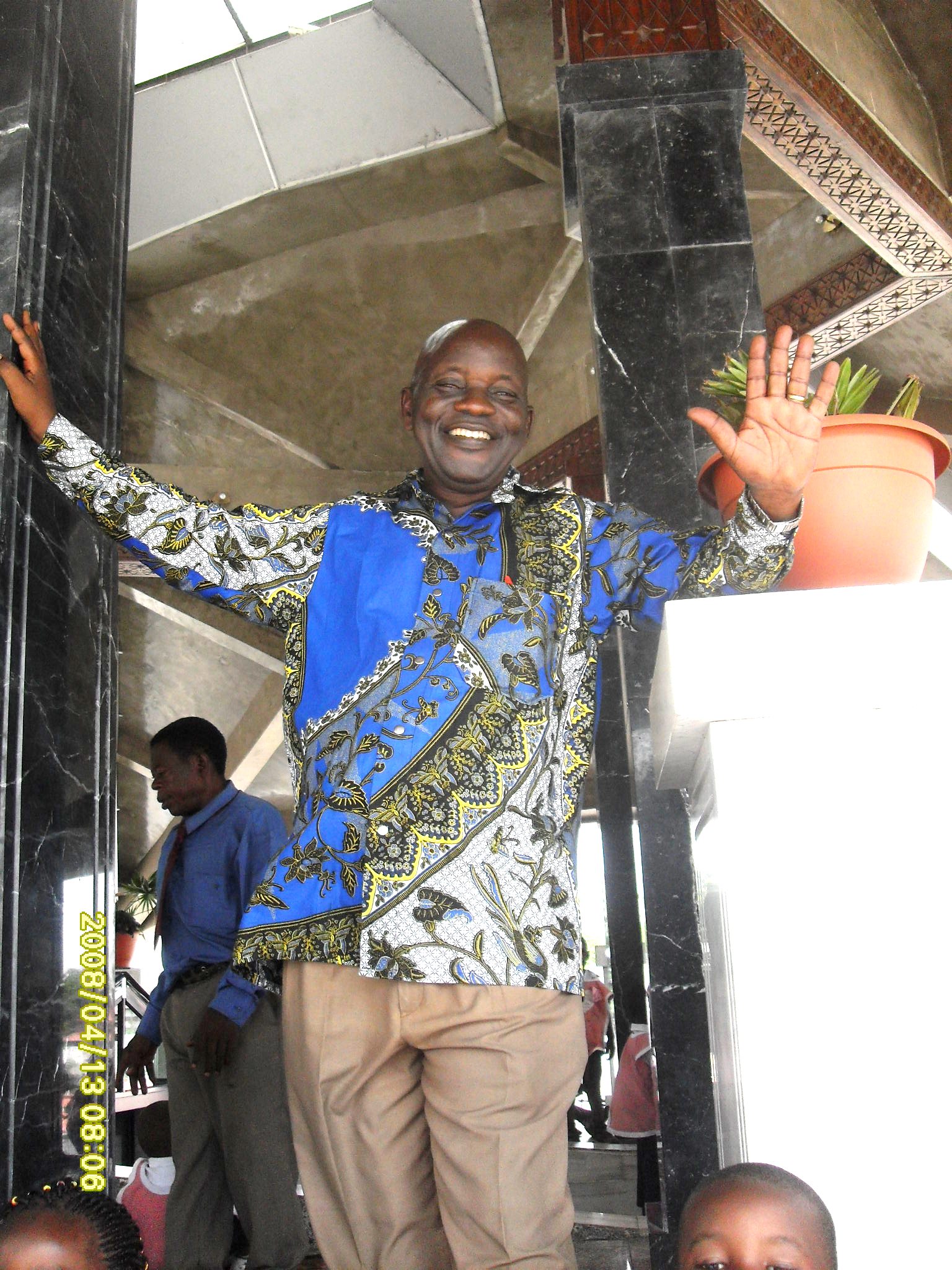Les maternelles au mausolée de Laurent-Désiré Kabila